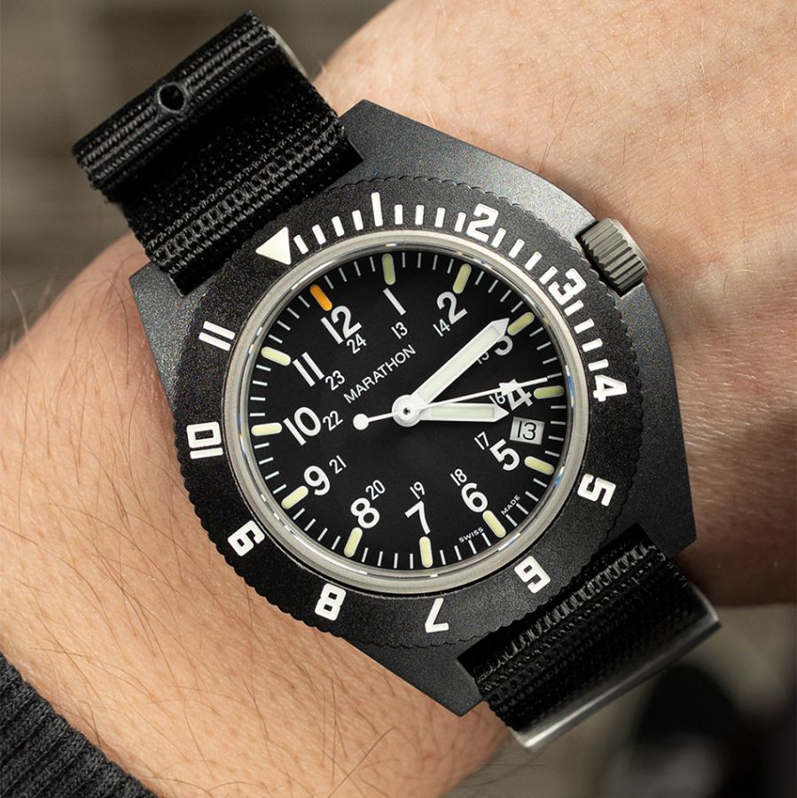 Marathon 41mm MaraGlo Black Navigator WW194013BK-2102