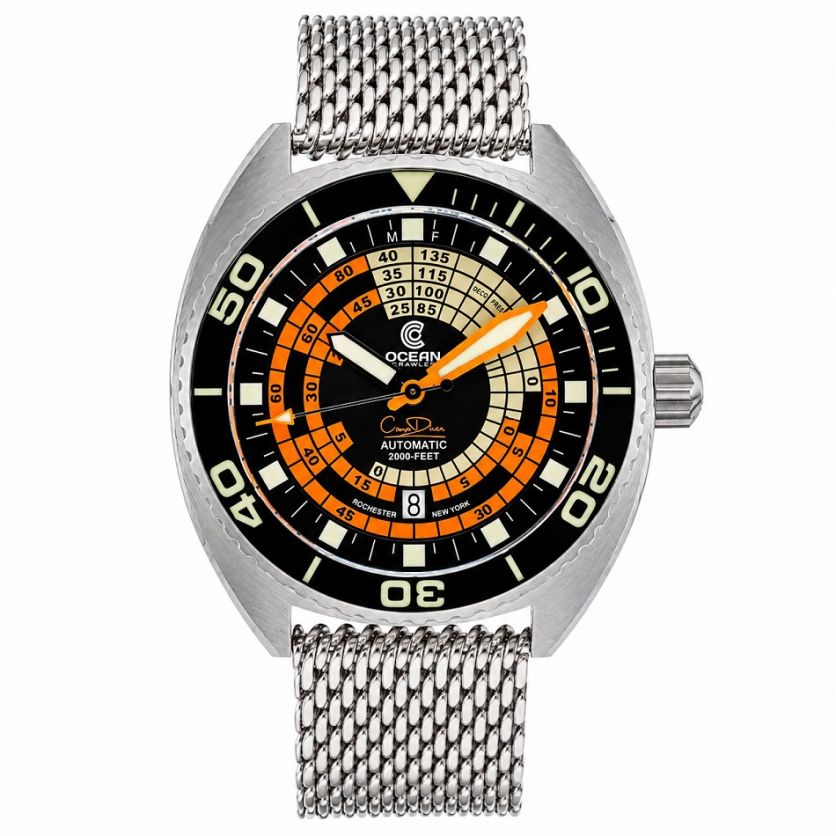 Ocean Crawler Decompression Timer - Black - Core Diver-1