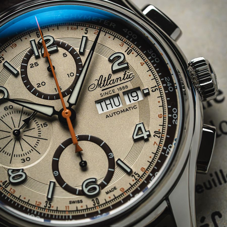 Atlantic Worldmaster Prestige Valjoux Chronograph 55853.41.95 Дорожный Футляр