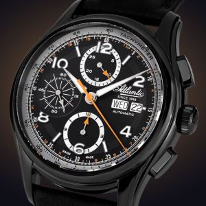 Atlantic Worldmaster Prestige Valjoux Chronograph 55853.46.65 Travel Case Atlantic Worldmaster Prestige Valjoux Chronograph 55853.46.65 Travel Case
