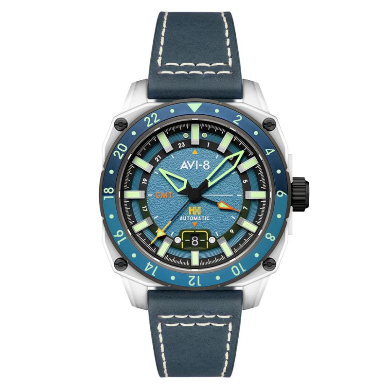 AVI-8 Atlas GMT Automatic Amazon Green AV-4122-05 AVI-8 Atlas GMT Automatic Amazon Green AV-4122-05