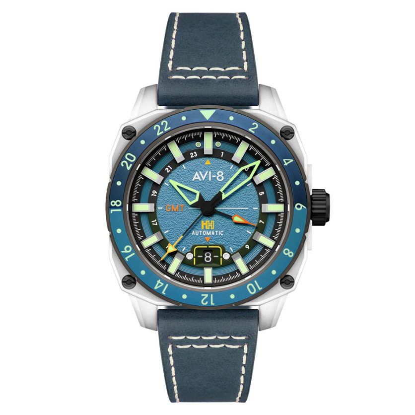 AVI-8 Atlas GMT Automatic Amazon Green AV-4122-05 AVI-8 Atlas GMT Automatic Amazon Green AV-4122-05