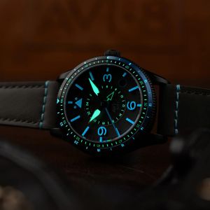 AVI-8 Flyboy Airmaster GMT Automatic Rubber Black AV-4128-05 AVI-8 Flyboy Airmaster GMT Automatic Rubber Black AV-4128-05