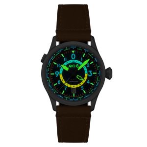 AVI-8 Flyboy Wingman Worldtimer GMT Automatic Atlantic Blue AV-4120-01 AVI-8 Flyboy Wingman Worldtimer GMT Automatic Atlantic Blue AV-4120-01