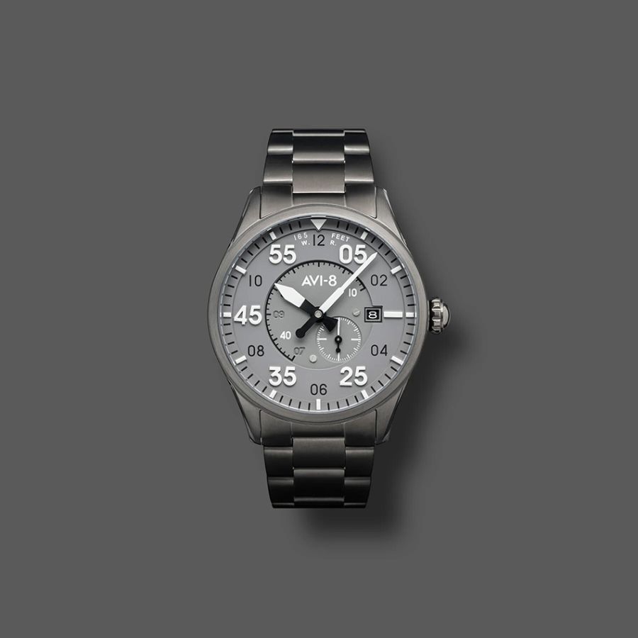 AVI-8 Spitfire Type 300 Automatic GUNMETAL GREY AV-4073-44