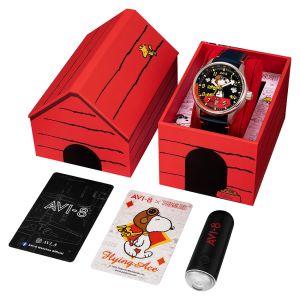 AVI-8 Kent GMT Automatic Peanuts Snoopy Flying Ace Limited Edition AV-4136-02 AVI-8 Kent GMT Automatic Peanuts Snoopy Flying Ace Limited Edition AV-4136-02
