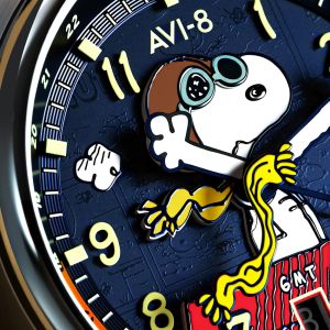 AVI-8 Kent GMT Automatic Peanuts Snoopy Flying Ace Limited Edition AV-4136-02 AVI-8 Kent GMT Automatic Peanuts Snoopy Flying Ace Limited Edition AV-4136-02