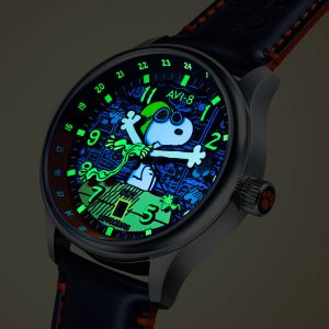 AVI-8 Kent GMT Automatic Peanuts Snoopy Flying Ace Limited Edition AV-4136-02 AVI-8 Kent GMT Automatic Peanuts Snoopy Flying Ace Limited Edition AV-4136-02
