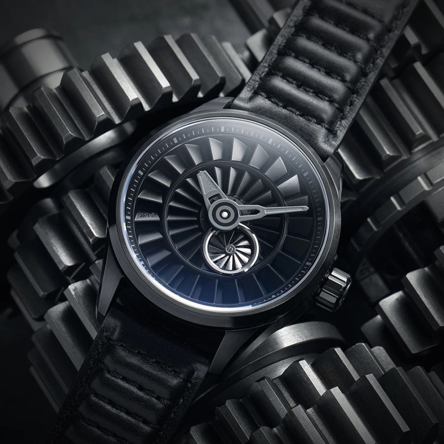 AVI-8 Pegasus Automatic Limited Edition Piston Black AV-4127-01