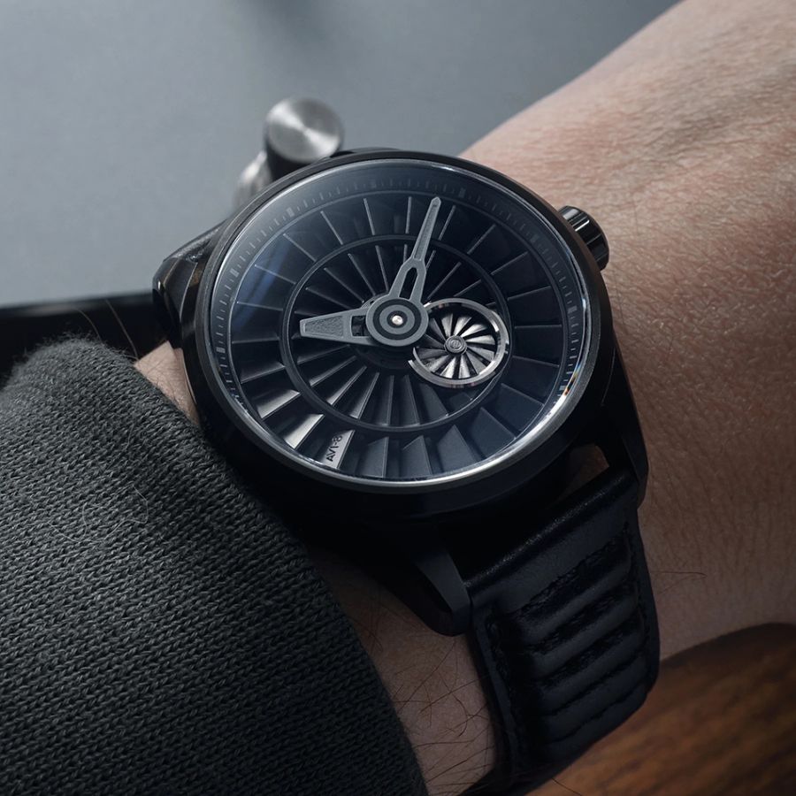 AVI-8 Pegasus Automatic Limited Edition Piston Black AV-4127-01