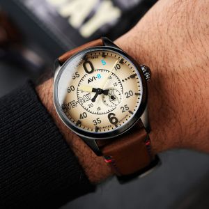 AVI-8 Spitfire Type 300 Automatic VE-Day 80th Limited Edition AV-4073-02 AVI-8 Spitfire Type 300 Automatic VE-Day 80th Limited Edition AV-4073-02