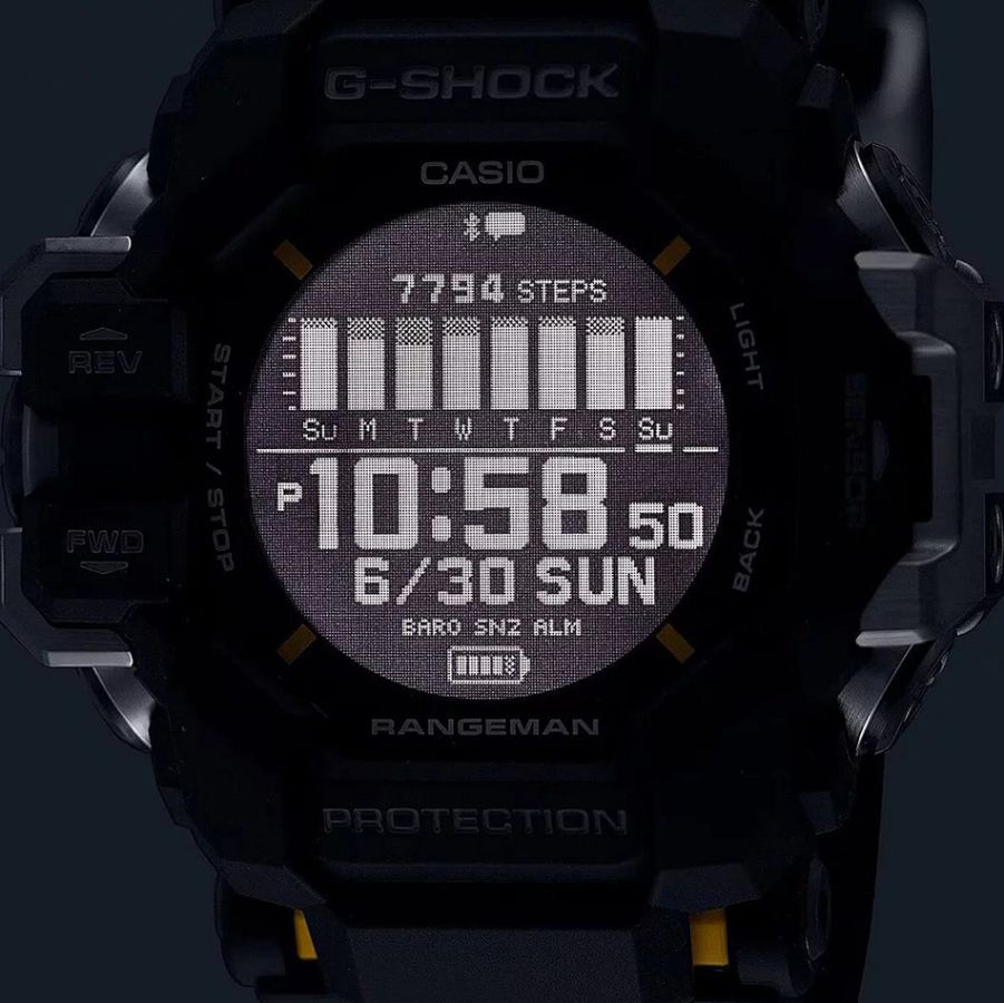 Casio G-SHOCK MASTER OF G GPR-H1000-1ER + Кабель