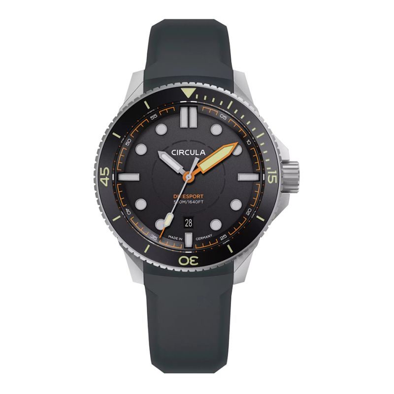 Circula DiveSport Titanium Black Bezel Circula DiveSport Titanium Black Bezel