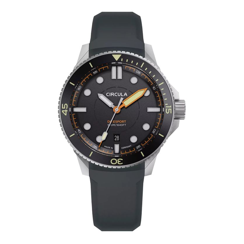 Circula DiveSport Titanium Black Bezel Circula DiveSport Titanium Black Bezel