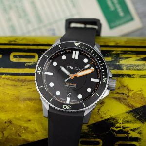 Circula DiveSport Titanium Black Bezel Circula DiveSport Titanium Black Bezel