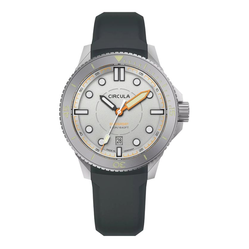 Circula DiveSport Titanium Gray Bezel Circula DiveSport Titanium Gray Bezel