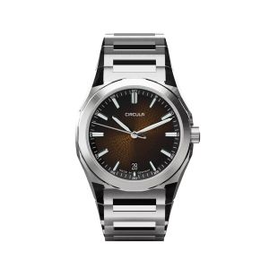 Circula Facet Brown Steel Strap with Butterfly Clasp Circula Facet Brown Steel Strap with Butterfly Clasp