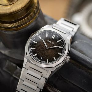 Circula Facet Brown Steel Strap with Butterfly Clasp Circula Facet Brown Steel Strap with Butterfly Clasp