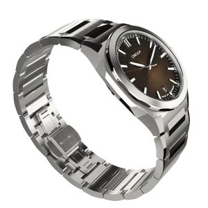Circula Facet Brown Steel Strap with Butterfly Clasp Circula Facet Brown Steel Strap with Butterfly Clasp
