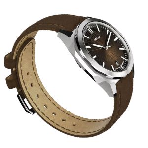 Circula Facet Brown Suede Strap Circula Facet Brown Suede Strap