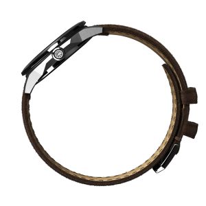 Circula Facet Brown Suede Strap Circula Facet Brown Suede Strap