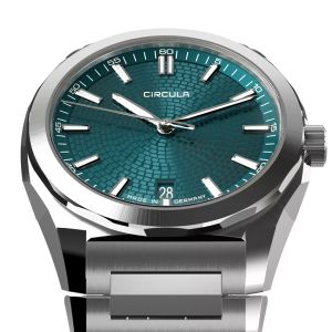 Circula Facet Petrol Steel Strap with Butterfly Clasp Circula Facet Petrol Steel Strap with Butterfly Clasp