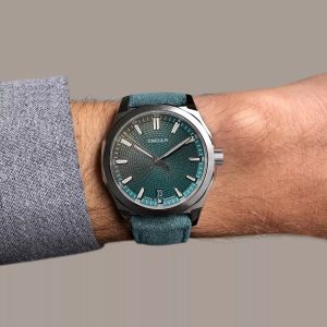 Circula Facet Petrol Suede Strap Circula Facet Petrol Suede Strap