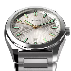 Circula Facet Silver Steel Strap with Butterfly Clasp Circula Facet Silver Steel Strap with Butterfly Clasp
