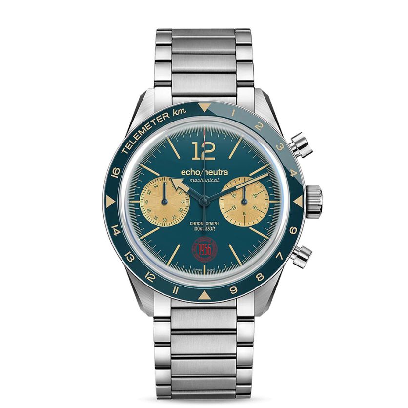 Echo/Neutra Cortina 1956 Teal Chronograph Echo/Neutra Cortina 1956 Teal Chronograph