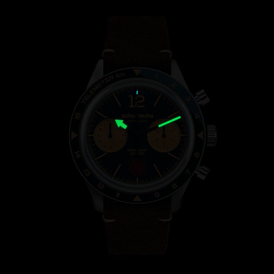 Echo/Neutra Cortina 1956 Teal Chronograph