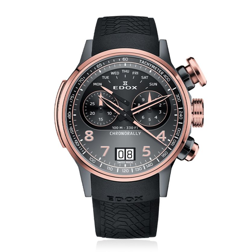 Edox Chronorally Chronograph 45 38003 TINGR GNR Edox Chronorally Chronograph 45 38003 TINGR GNR