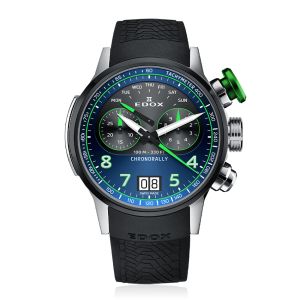 Edox Chronorally Chronograph 45 38003 TINV BUNV Edox Chronorally Chronograph 45 38003 TINV BUNV