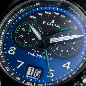 Edox Chronorally Chronograph 45 38003 TINV BUNV Edox Chronorally Chronograph 45 38003 TINV BUNV
