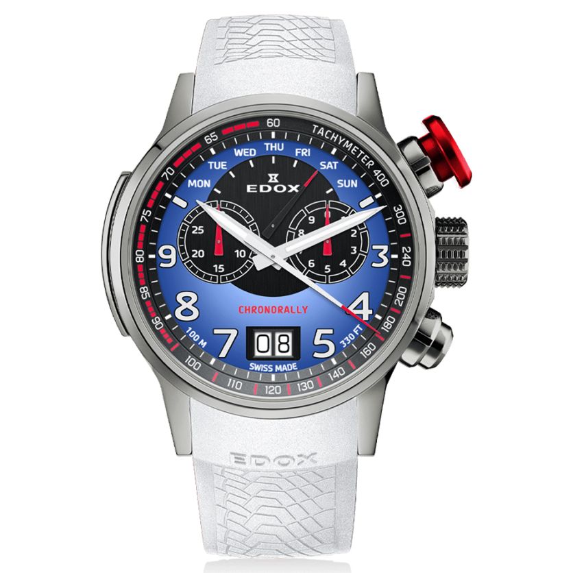 Edox Chronorally Limited Edition 38001 TINR BUDN + Strap Edox Chronorally Limited Edition 38001 TINR BUDN + Strap