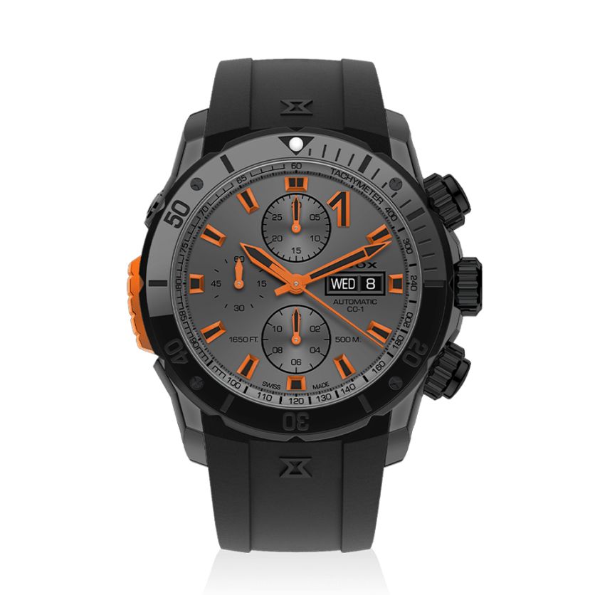 Edox CO-1 Chronograph Automatic 01128 37GNNOCA GNO Edox CO-1 Chronograph Automatic 01128 37GNNOCA GNO