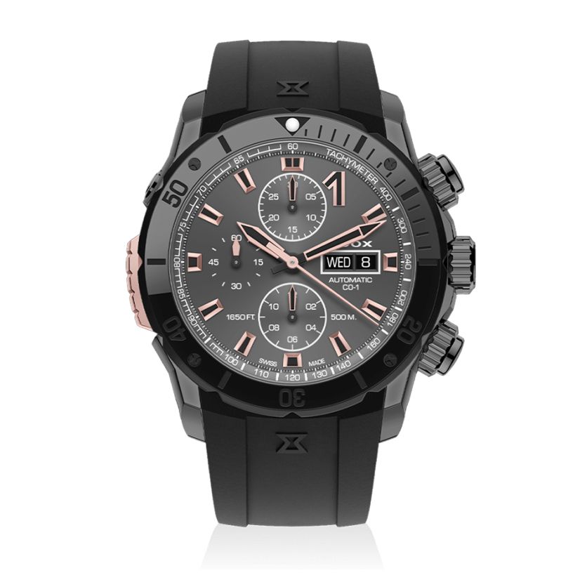 Edox CO-1 Chronograph Automatic 01128 37GNRCA GNR Edox CO-1 Chronograph Automatic 01128 37GNRCA GNR