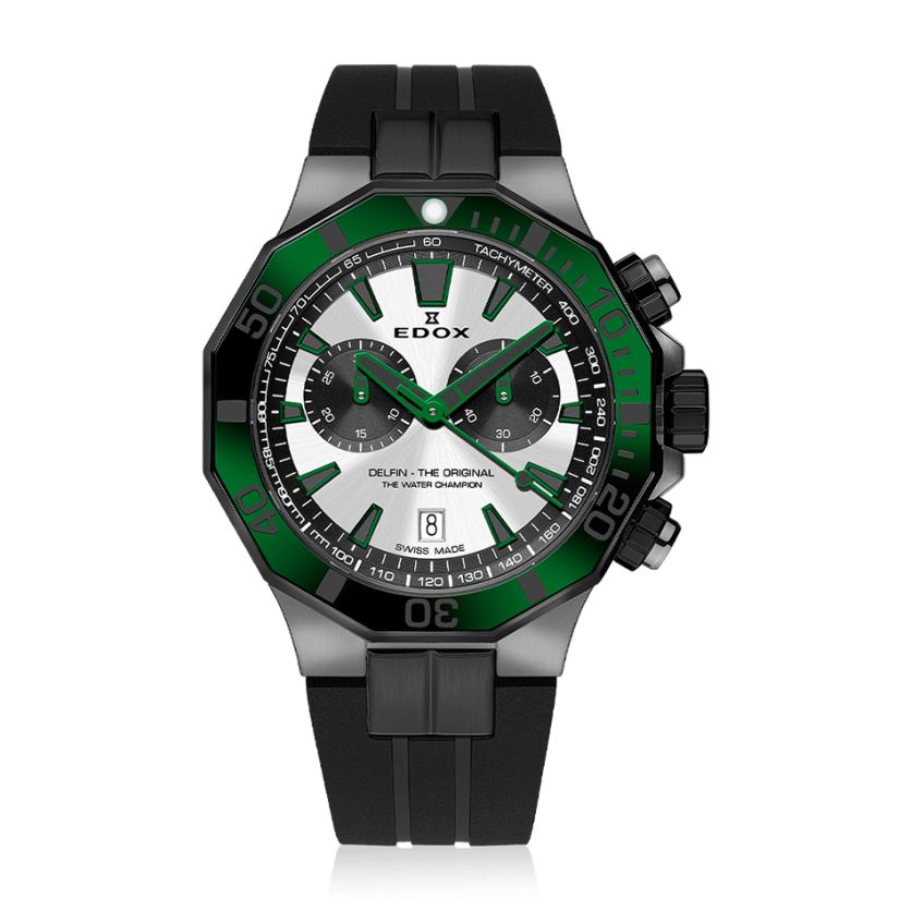 Edox Delfin The Original Chronograph 10112 37GNVCA ANV Edox Delfin The Original Chronograph 10112 37GNVCA ANV