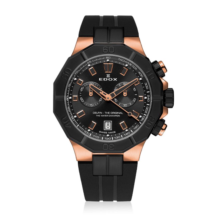 Edox Delfin The Original Chronograph 10113 37RNCA NIR Edox Delfin The Original Chronograph 10113 37RNCA NIR