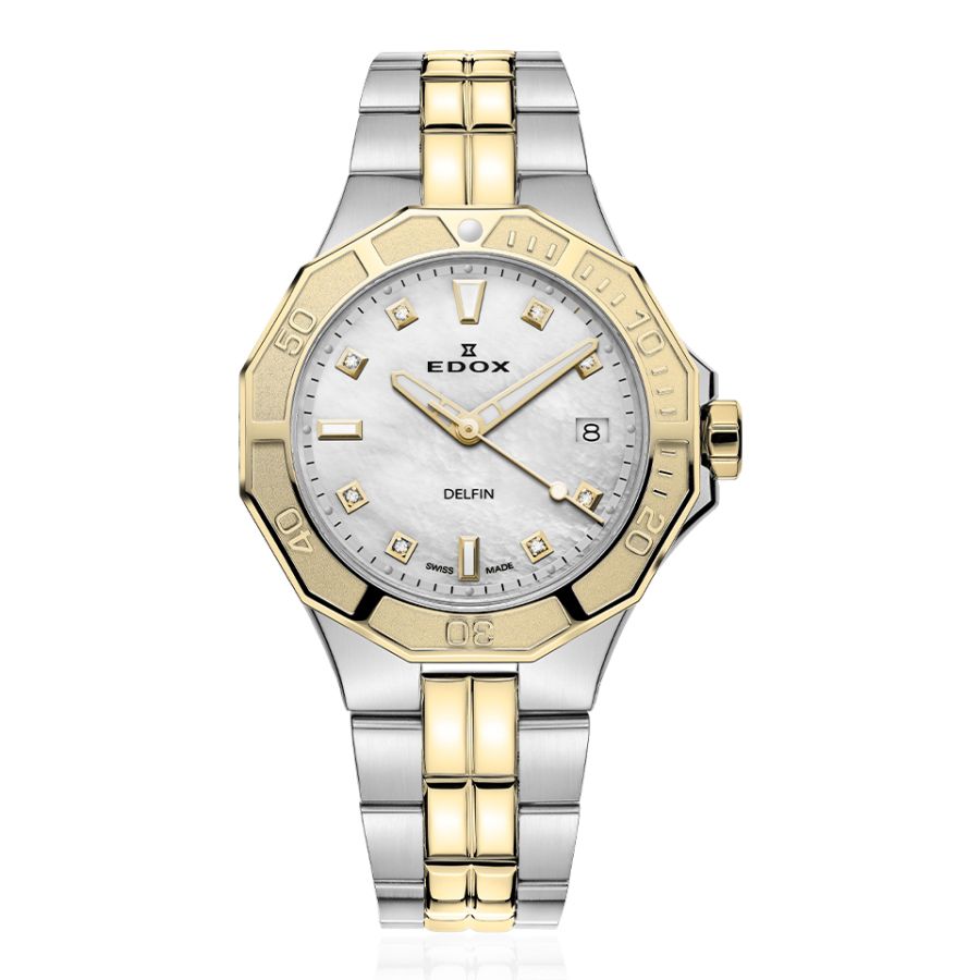 Edox Delfin The Original Diver Date Lady 53020 357JM NADD