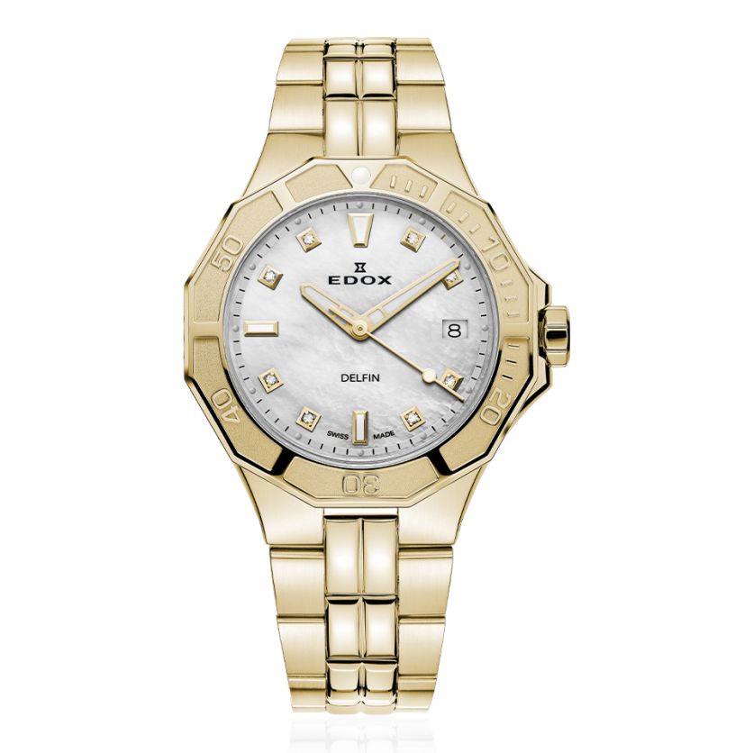 Edox Delfin The Original Diver Date Lady 53020 37JM NADD Edox Delfin The Original Diver Date Lady 53020 37JM NADD