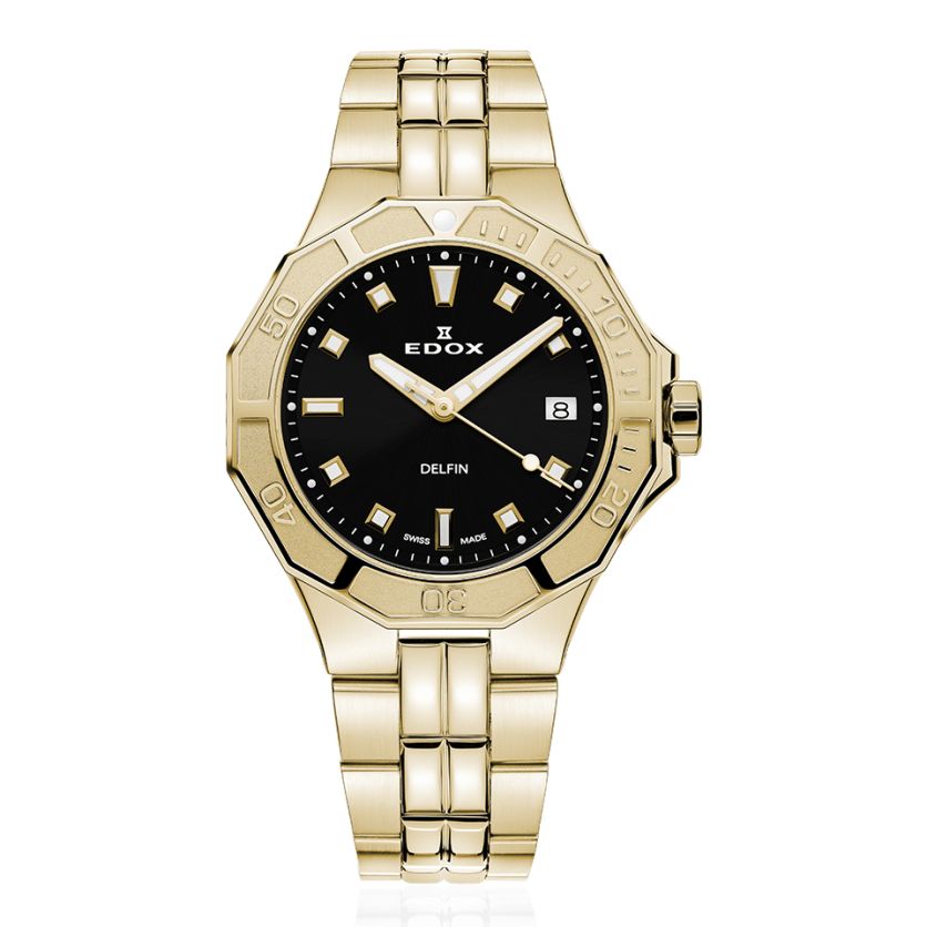 Edox Delfin The Original Diver Date Lady 53020 37JM NID Edox Delfin The Original Diver Date Lady 53020 37JM NID