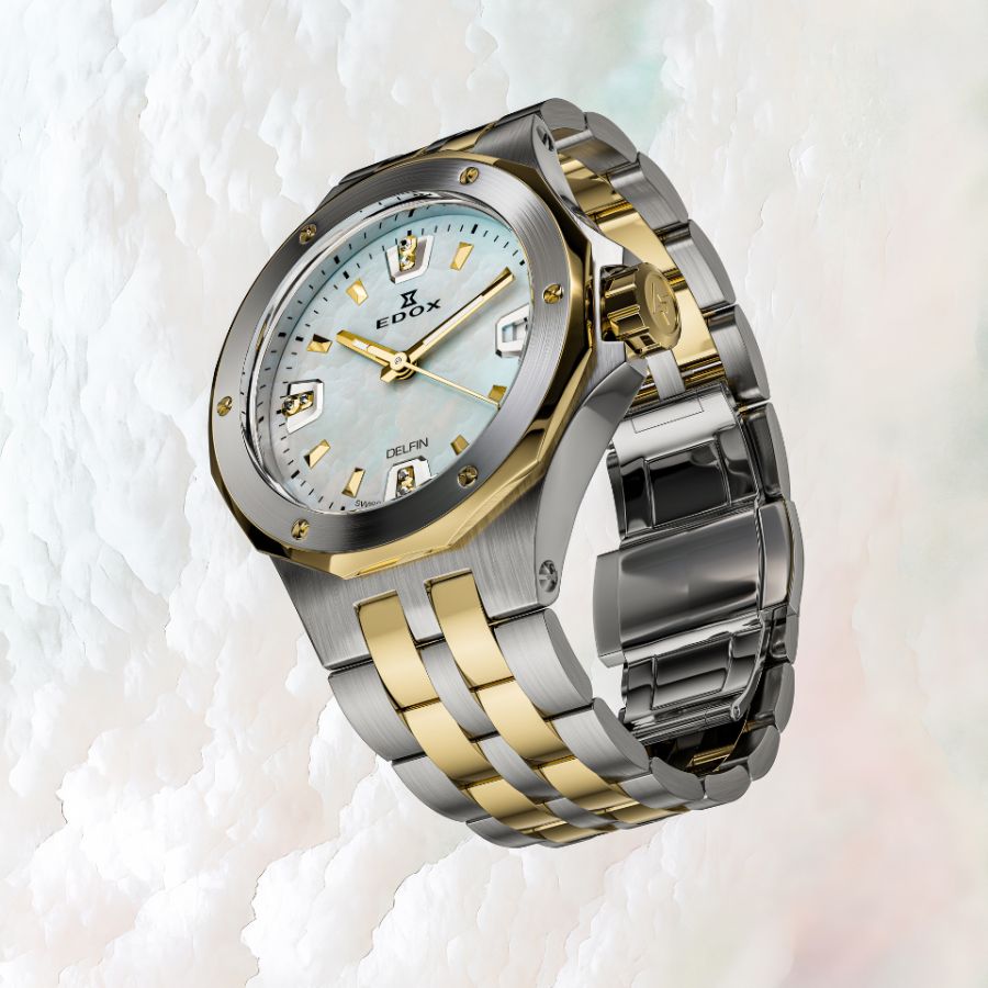 Edox Delfin The Original Diver Date Lady 53100 357JM NADND