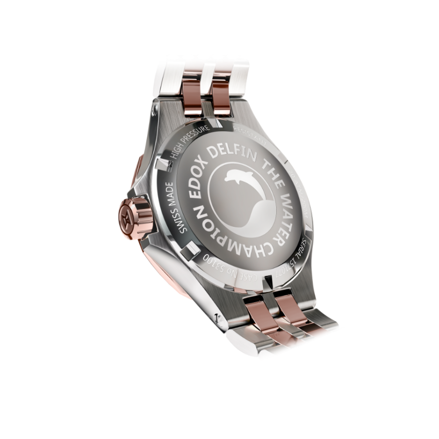 Edox Delfin The Original Diver Date Lady 53100 357RM NANRND