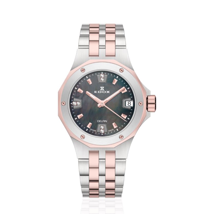 Edox Delfin The Original Diver Date Lady 53100 357RM NANRND