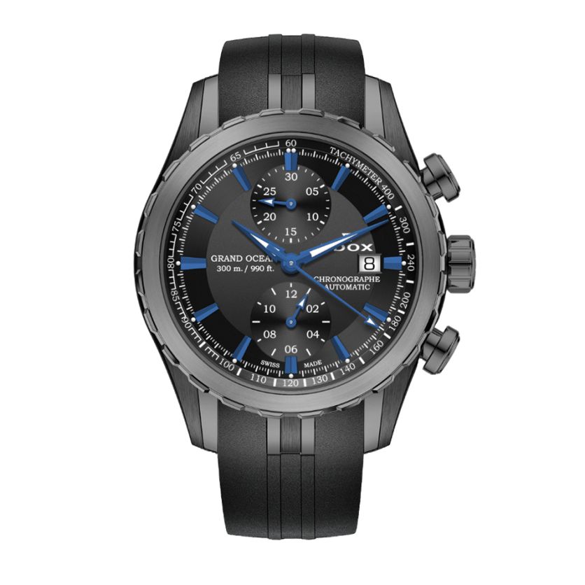 Edox Grand Ocean Chronograph Automatic 09800 357GNCA NIBU Edox Grand Ocean Chronograph Automatic 09800 357GNCA NIBU