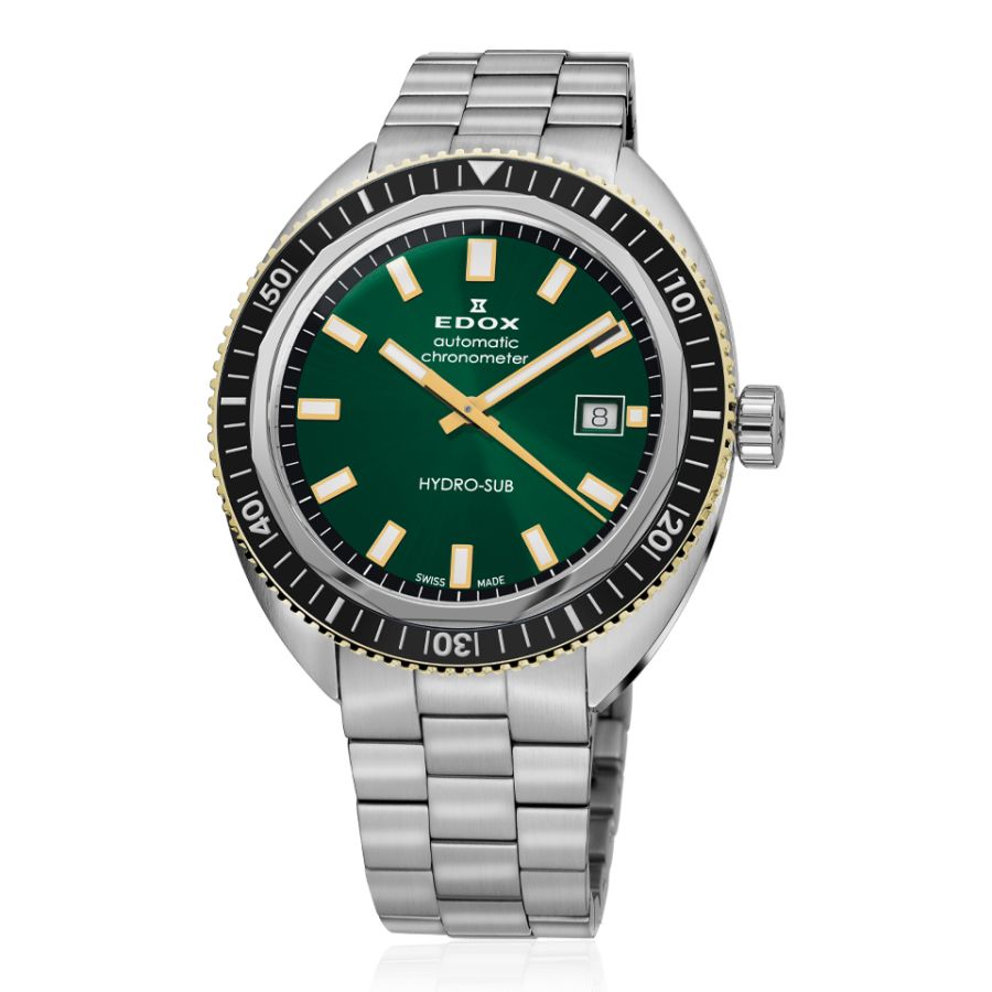 Edox Hydro-Sub Date Automatic CHRONOMETER 80128 357JNM VID