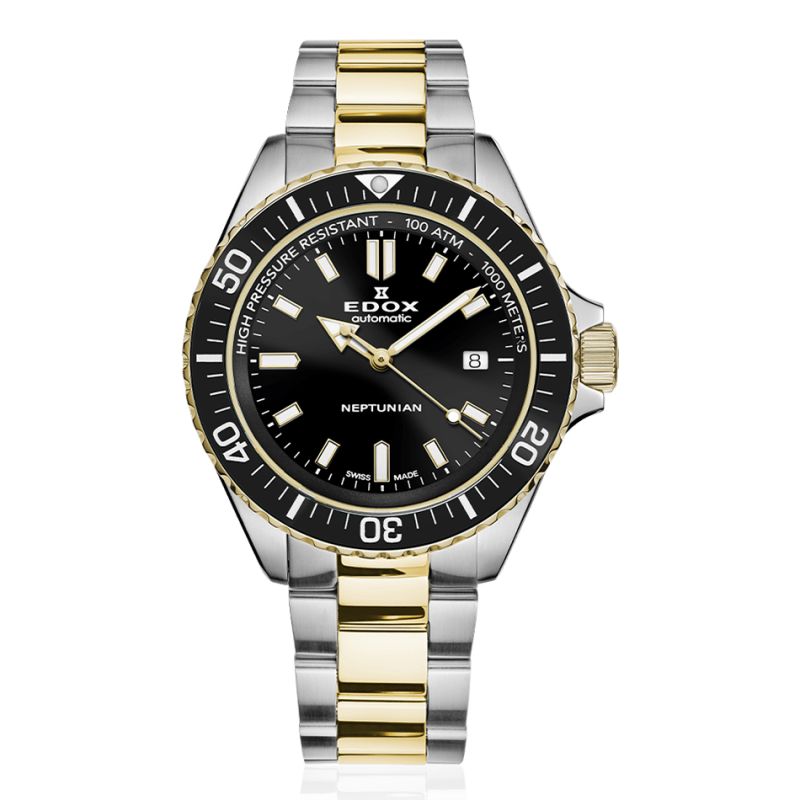 Edox Neptunian Date Automatic 80120 357JM NID Edox Neptunian Date Automatic 80120 357JM NID