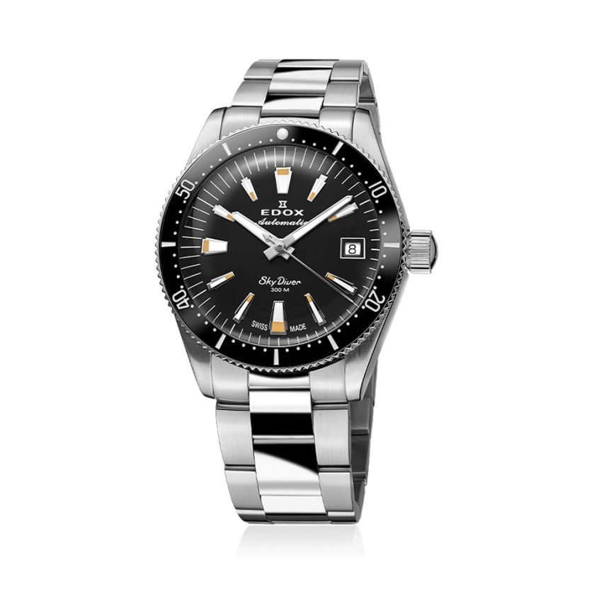 Edox SkyDiver 38 Date Automatic 80131 3NM NIB Edox SkyDiver 38 Date Automatic 80131 3NM NIB