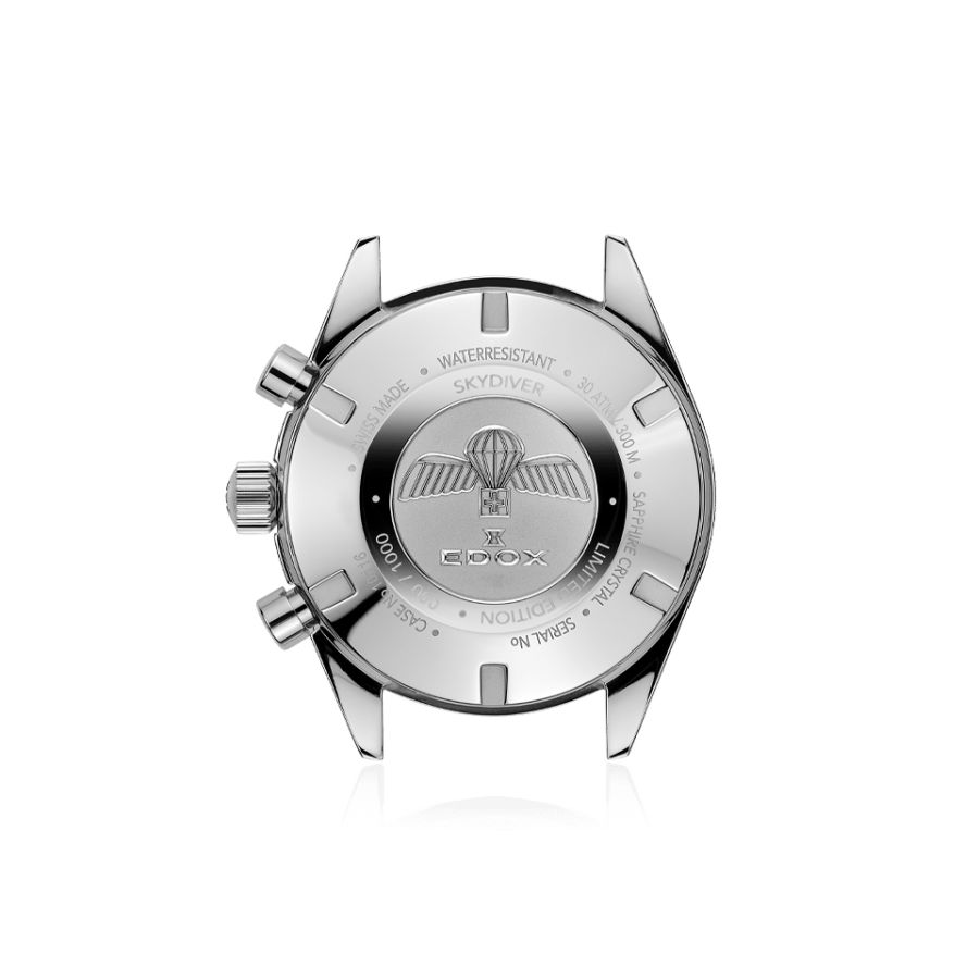 Edox Skydiver CHRONOGRAPH 10116 3 BUIDN + Strap