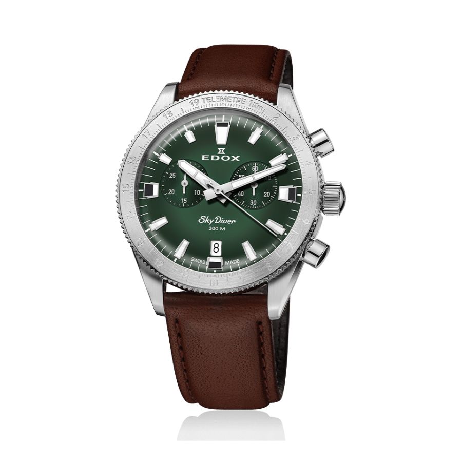 Edox Skydiver CHRONOGRAPH 10116 3 VIDN + Strap Edox Skydiver CHRONOGRAPH 10116 3 VIDN + Strap